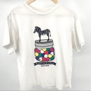 Tout a Coup Bubblegum Lover Multicolor Tee Sz M